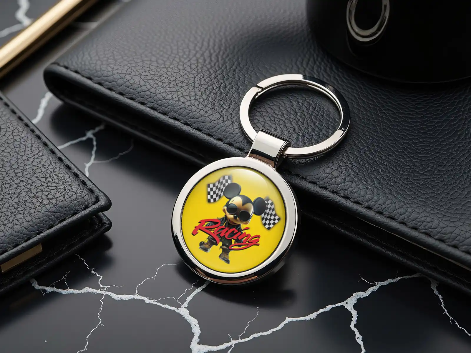 Key Fobs Women Minimal Stainless Modern